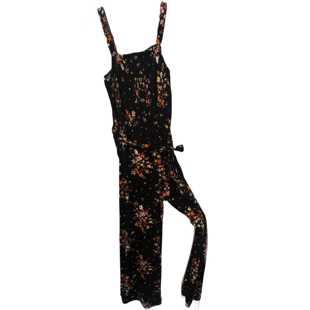 No Boundaries Floral Black Jumpsuit XXL19